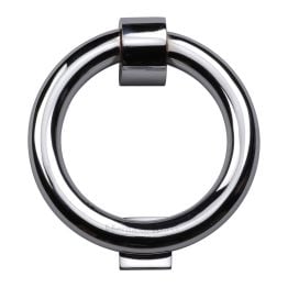 Heritage Brass Ring Knocker Polished Chrome finish