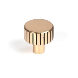 Polished Bronze Judd Cabinet Knob - 25mm (No rose)