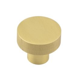 Thaxted Cupboard Knobs 30mm Satin Brass - By Frelan Hardware - HOX230SB