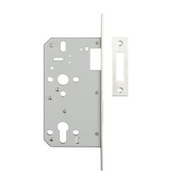 Jedo Architectural Din Deadlocks 60mm backset Satin Stainless Steel - By Frelan Hardware - JL-DD60SSS