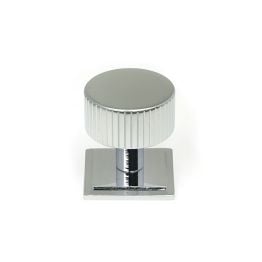 Polished Chrome Judd Cabinet Knob - 32mm (Square)