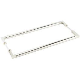 Burlington Westminster Pull Handles 425 X 20mm Back to Back Polished Nickel - By Frelan Hardware - BUR130PNB2B