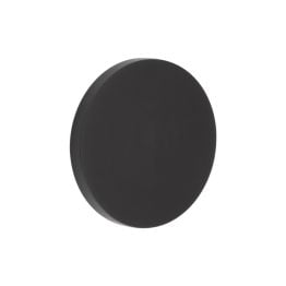 CR-N10 Black Blank Round Rose Escutcheon Cover - By Frelan Hardware - CR-N10MB