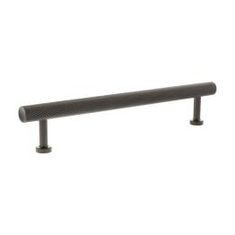 Millhouse Brass Paddington Spiral T-Bar Cabinet Pull Handle 160mm - Urban Dark Bronze