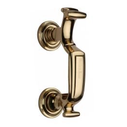 Heritage Brass Doctor Knocker Polished Brass finish