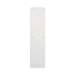 Plain Finger Plate  - Satin Anodised Aluminium