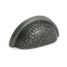 Pewter Hammered Regency Drawer Pull