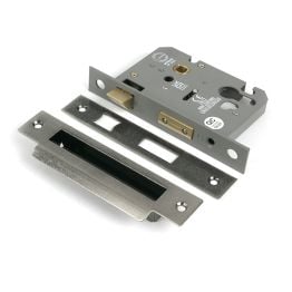 Pewter 3" Euro Profile Sash Lock