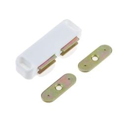 Jedo Magnetic Catches 62x18mm White - By Frelan Hardware - J1412B