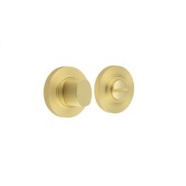 Burlington Turns & Releases Inner 3 Knurled Rose Satin Brass - By Frelan Hardware - BUR-81SB-55SB