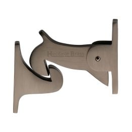 Heritage Brass Door Holder Gravity Design Matt Bronze Finish