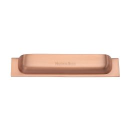 Heritage Brass Drawer Pull Military Design 152mm CTC Satin Rose Gold Finish