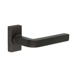 CR-104 Dark Bronze Multi Point Rectangular Rose Door Handle - By Frelan Hardware - CR-104D4DB