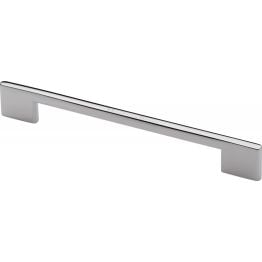 Heritage Brass Cabinet Pull Victorian Design 192mm CTC Polished Nickel finish