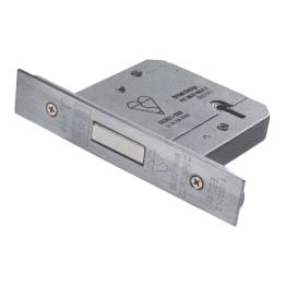 Easi T 5 Lever Bs Deadlock 76mm - Satin Stainless Steel