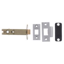 Atlantic Heavy Duty Bolt Through Tubular Latch 4" - Satin Chrome