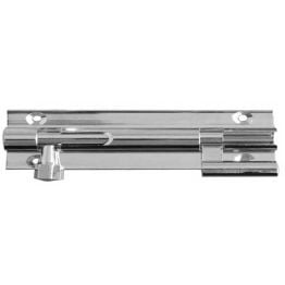 Jedo Brass Heavy Necked Barrel Bolts 150x38mm Polished Chrome - By Frelan Hardware - J1002PC-6