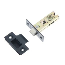Jedo Tubular Latches 64mm Black - By Frelan Hardware - JL149MB