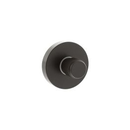 Senza Pari Linear WC Turn and Release on Minimal Round Rose - Urban Dark Bronze
