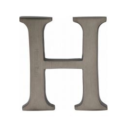 Heritage Brass Alphabet H Pin Fix 51mm (2") Matt Bronze Finish