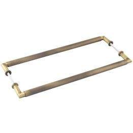 Burlington Piccadilly Pull Handles 425 X 20mm Back to Back Antique Brass - By Frelan Hardware - BUR140ABB2B