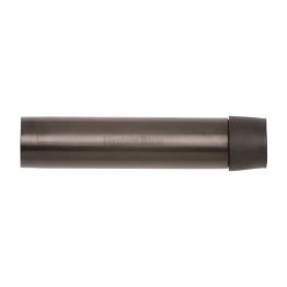 Heritage Brass Cylindrical Door Stop Without Rose 76mm Matt Bronze Finish