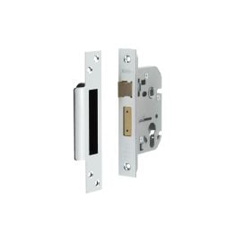 Jedo Euro Profile Sashlocks 65mm Polished Chrome - By Frelan Hardware - JL1050PC