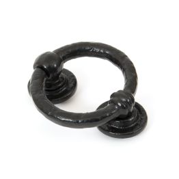 Black 4" Ring Door Knocker