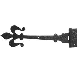Antique Gate Hinges 400mm Black - By Frelan Hardware - JAB90
