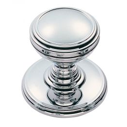 Delamain Plain Knob 25mm - Polished Chrome