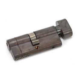Aged Bronze 35/35 5pin Euro Cylinder/Thumbturn