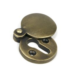 Burnished Brass 30mm Round Escutcheon