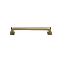 Heritage Brass Cabinet Pull Square Vintage Design 101mm CTC Antique Brass Finish