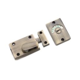 Indicator Bolt Latch Antique Brass