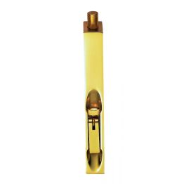 Lever Action Flush Bolt 152mm - Polished Brass