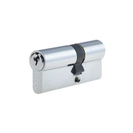 Jedo Euro Profile Offset Double Cylinders to Differ 40x50mm Polished Chrome - By Frelan Hardware - JL-4050EPDPC