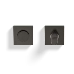 Valli Turn & Release Push-on Square Rosette - Anthracite