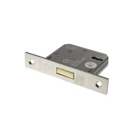 Atlantic 3 Lever Key Deadlock [CE] 2.5" - Polished Nickel