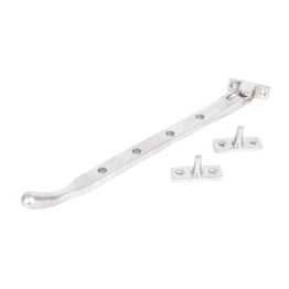 Satin Chrome 10" Peardrop Stay