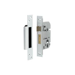 Jedo Euro Profile Sashlocks 65mm Satin Chrome - By Frelan Hardware - JL1050SC