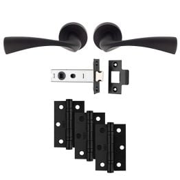 Sintra Latch Pack - Ultimate Door Pack - Matt Black