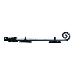 Curly Tail Casement Stay 203mm - Black Antique