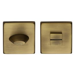 Heritage Brass Square Thumbturn & Emergency Release Antique Brass finish