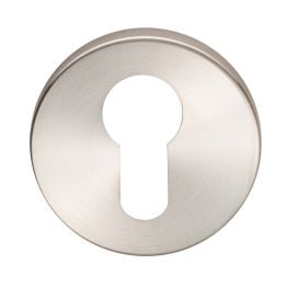 Euro Escutcheon - Satin Stainless Steel