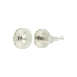 Burlington Easy Turn & Release Knurled Rose Satin Nickel - By Frelan Hardware - BUR-82SN-55SN