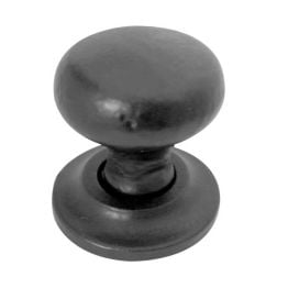 Round Cupboard Knob 25mm Black - By Frelan Hardware - JAB85