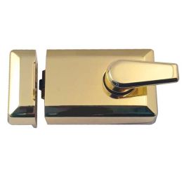 Jedo Roller Bolt Night Latches 90mm Polished Brass - By Frelan Hardware - JL5011PB