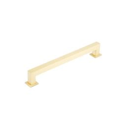 Burlington Trafalgar Square Cabinet Handles 224mm Satin Brass - By Frelan Hardware - BUR212SB