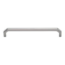 Heritage Brass Cabinet Pull Hex Angular Design 203mm CTC Polished Nickel Finish