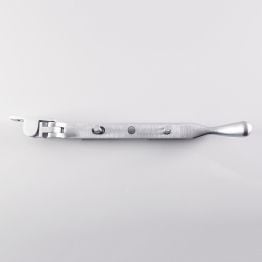 Bulb End Casement Stay - Satin Chrome